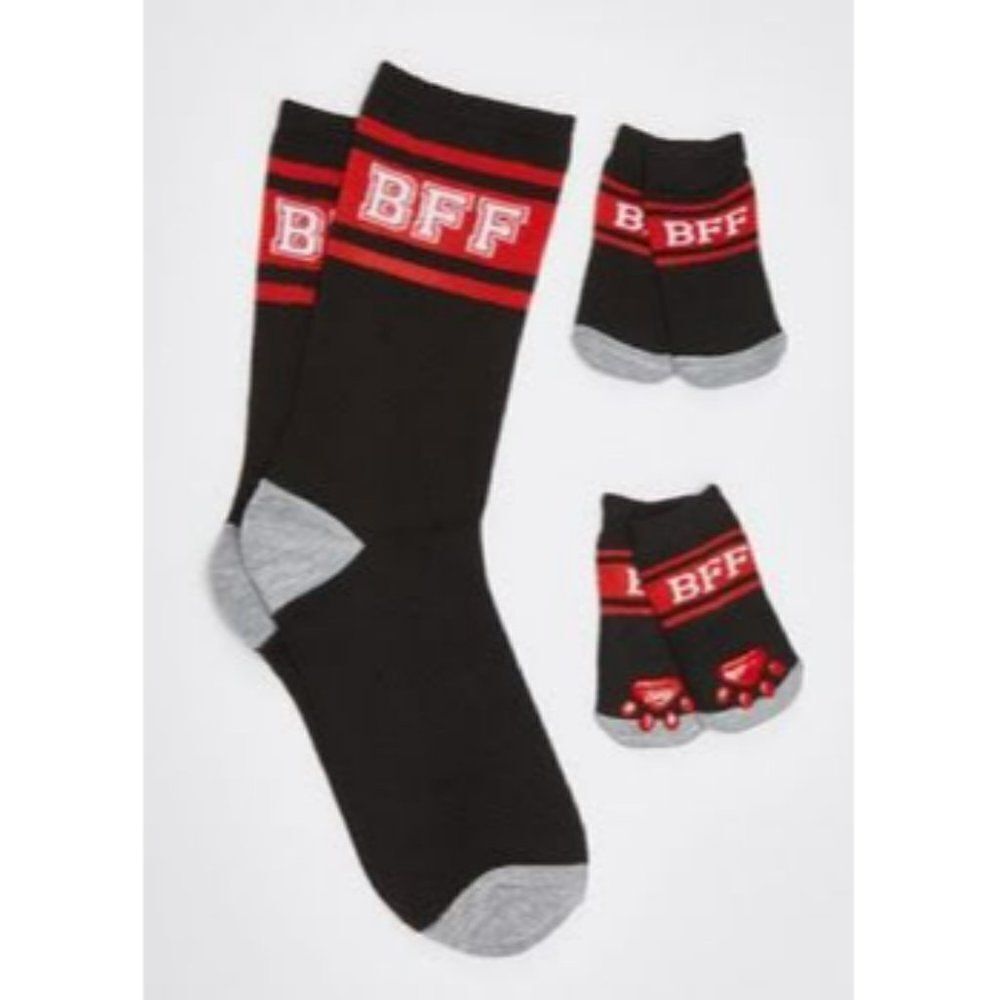 BFF Matching Pet Sock Set